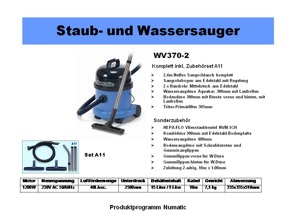Staub- und Wassersauger
